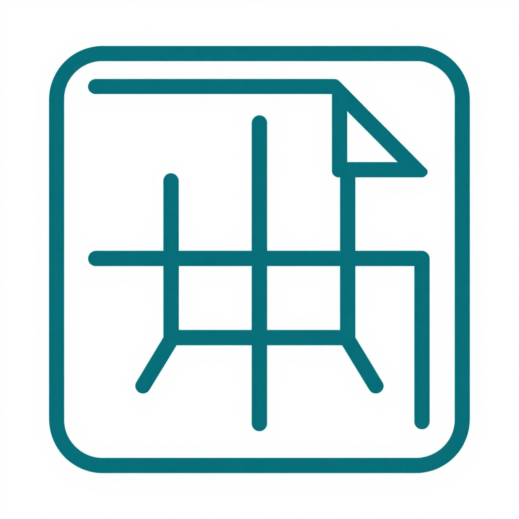 Integrated land planning icon